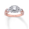 Thumbnail Image 0 of Previously Owned Neil Lane Diamond Ring 1-5/8 ct tw Round-cut 14K Two-Tone Gold - Size 9