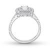 Thumbnail Image 2 of Previously Owned Neil Lane Engagement Ring 1-1/8 ct tw Cushion & Round-cut Diamonds 14K White Gold - Size 9.5