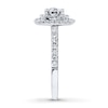 Thumbnail Image 3 of Previously Owned Diamond Engagement Ring 1 ct tw Round-cut 14K White Gold - Size 9