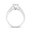 Thumbnail Image 2 of Previously Owned Diamond Engagement Ring 1/4 ct tw Round-cut 10K White Gold - Size 3.5