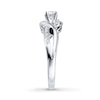 Thumbnail Image 3 of Previously Owned 3-Stone Diamond Ring 3/8 ct tw Round-cut 14K Gold - Size 4