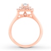 Thumbnail Image 1 of Previously Owned Diamond Engagement Ring 7/8 ct tw Round-cut 14K Rose Gold - Size 11