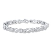 Thumbnail Image 1 of Previously Owned Diamond Infinity Bracelet 1/4 ct tw Sterling Silver 7.25&quot;