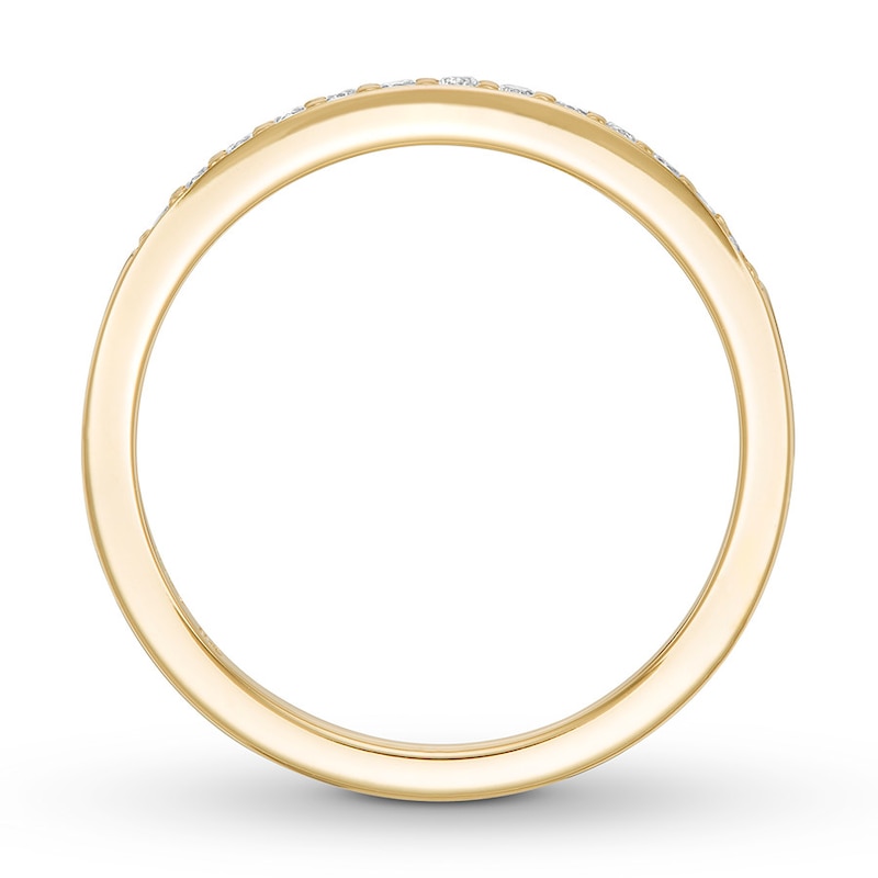 Main Image 2 of Previously Owned Diamond Anniversary Band 1/8 ct tw Round-cut 10K Yellow Gold