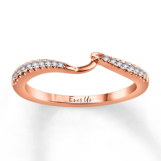 Previously Owned Ever Us Diamond Band 1/8 ct tw Round-cut 14K Rose Gold