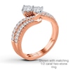 Previously Owned Ever Us Diamond Band 1/8 ct tw Round-cut 14K Rose Gold