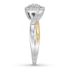 Thumbnail Image 2 of Previously Owned Diamond Ring 1/5 ct tw Round-cut 10K Two-Tone Gold