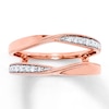 Thumbnail Image 1 of Previously Owned Diamond Enhancer Ring 1/5 ct tw Round-cut 10K Rose Gold