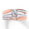 Thumbnail Image 4 of Previously Owned Diamond Enhancer Ring 1/5 ct tw Round-cut 10K Rose Gold