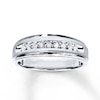 Thumbnail Image 0 of Previously Owned Men's Diamond Wedding Band 1/4 ct tw 10K White Gold