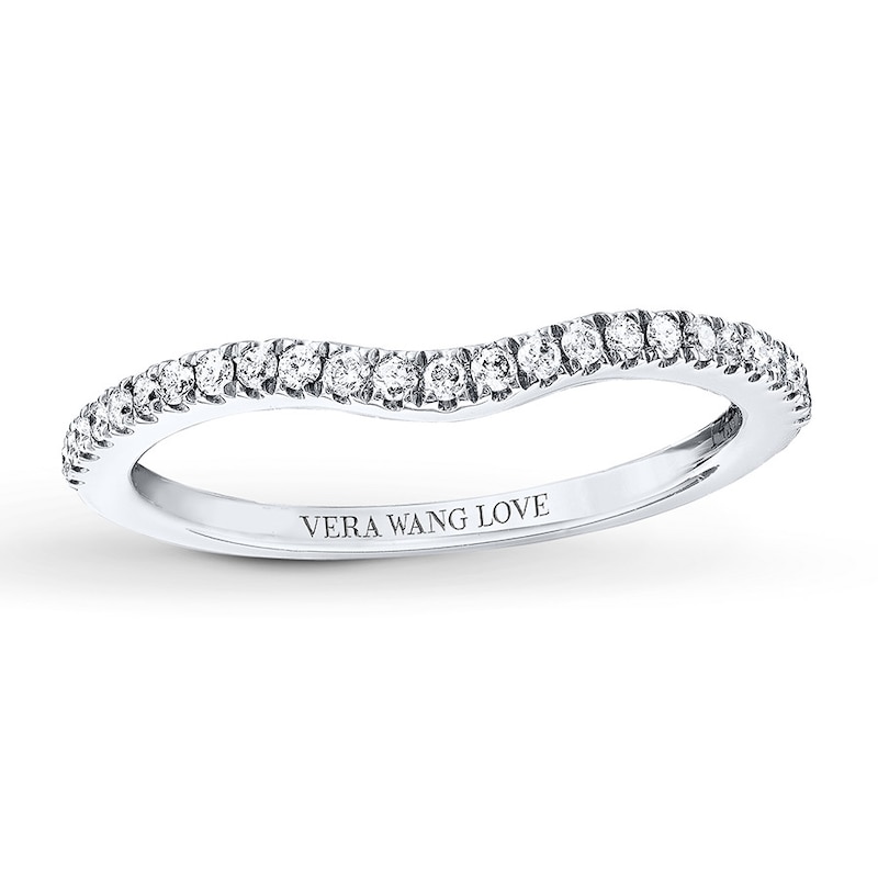 Main Image 1 of Previously Owned Diamond Wedding Band 1/6 ct tw Round-cut 14K White Gold