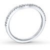 Thumbnail Image 2 of Previously Owned Diamond Wedding Band 1/6 ct tw Round-cut 14K White Gold