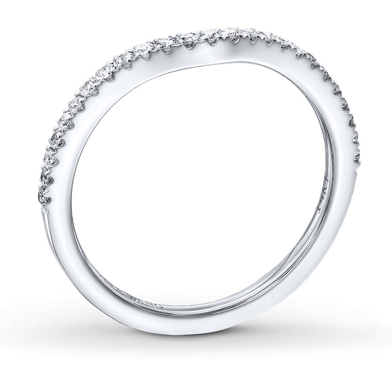Main Image 2 of Previously Owned Diamond Wedding Band 1/6 ct tw Round-cut 14K White Gold