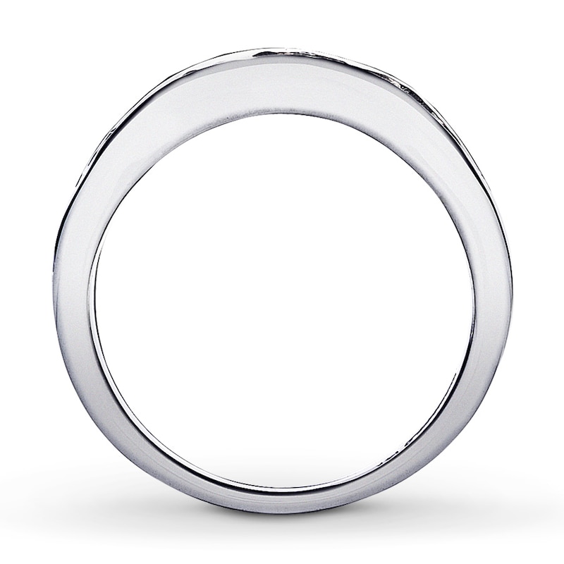 Main Image 2 of Previously Owned Diamond Band 1/2 ct tw Round-cut 14K White Gold