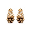 Thumbnail Image 1 of Previously Owned Le Vian Diamond Earrings 1 ct tw 14K Honey Gold