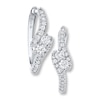Thumbnail Image 0 of Previously Owned Ever Us Diamond Earrings 3/8 ct tw 14K White Gold