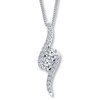 Previously Owned Ever Us Diamond Necklace 1/2 ct tw 14K White Gold