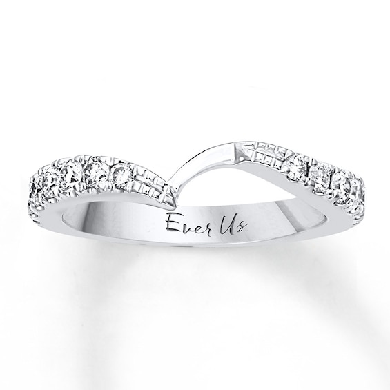 Previously Owned Ever Us Band 5/8 ct tw Round-cut Diamonds 14K White Gold