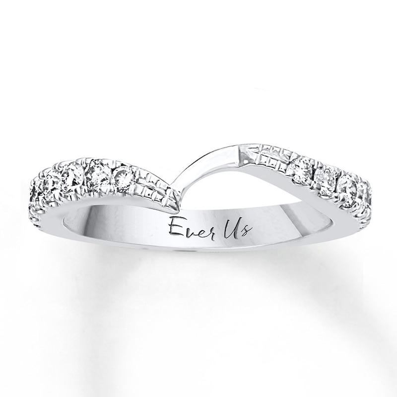Previously Owned Ever Us Band 5/8 ct tw Round-cut Diamonds 14K White Gold