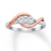 Thumbnail Image 1 of Previously Owned Ever Us Diamond Ring 1/2 ct tw Round-cut 14K White Gold