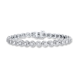 Previously Owned Diamond Bracelet 1 ct tw 10K White Gold 7.25&quot;