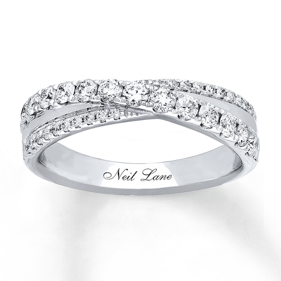 Previously Owned Neil Lane Diamond Anniversary Band 5/8 ct tw Round-cut 14K White Gold