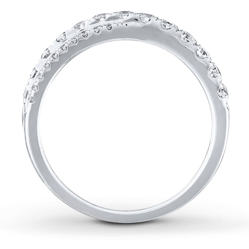 Main Image 2 of Previously Owned Neil Lane Diamond Anniversary Band 5/8 ct tw Round-cut 14K White Gold