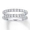 Thumbnail Image 0 of Previously Owned Diamond Enhancer Ring 1 ct tw Round-cut 14K White Gold