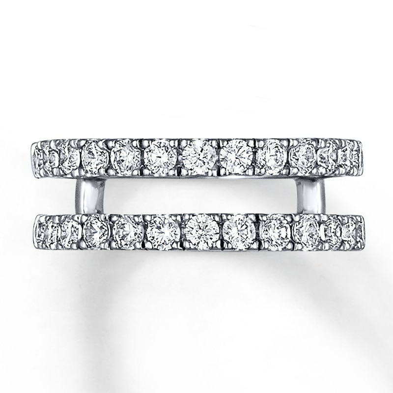 Previously Owned Diamond Enhancer Ring 1 ct tw Round-cut 14K White Gold