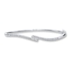 Thumbnail Image 0 of Previously Owned Ever Us Bangle 1/2 ct tw Diamonds 14K White Gold