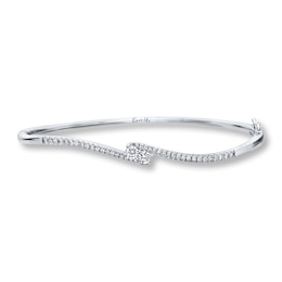 Previously Owned Ever Us Bangle 1/2 ct tw Diamonds 14K White Gold