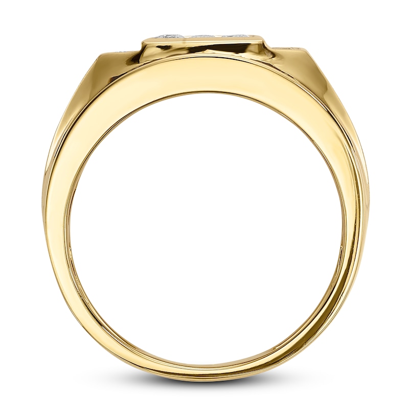 Main Image 2 of Previously Owned Men's Diamond Fashion Ring 5/8 ct tw 10K Yellow Gold