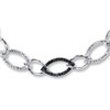Thumbnail Image 1 of Previously Owned Black & White Diamond Bracelet 1/10 ct tw Sterling Silver