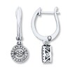 Thumbnail Image 1 of Previously Owned Unstoppable Love 1/5 ct tw Earrings Sterling Silver