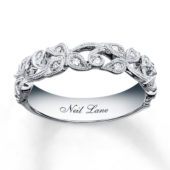 Previously Owned Neil Lane Designs Ring 1/8 ct tw Diamonds Sterling Silver