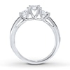 Thumbnail Image 2 of Previously Owned 3-Stone Diamond Ring 1 ct tw Round-cut 14K White Gold