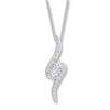 Thumbnail Image 1 of Previously Owned Ever Us Diamond Necklace 1 cttw 14K White Gold