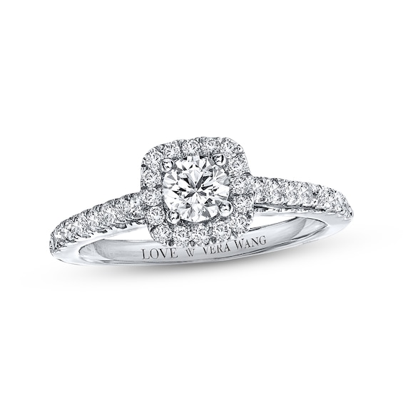 Previously Owned Diamond Ring 3/4 ct tw Diamonds 14K White Gold