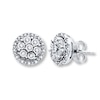 Thumbnail Image 1 of Previously Owned Diamond Earrings 1/5 ct tw Round-cut 10K White Gold