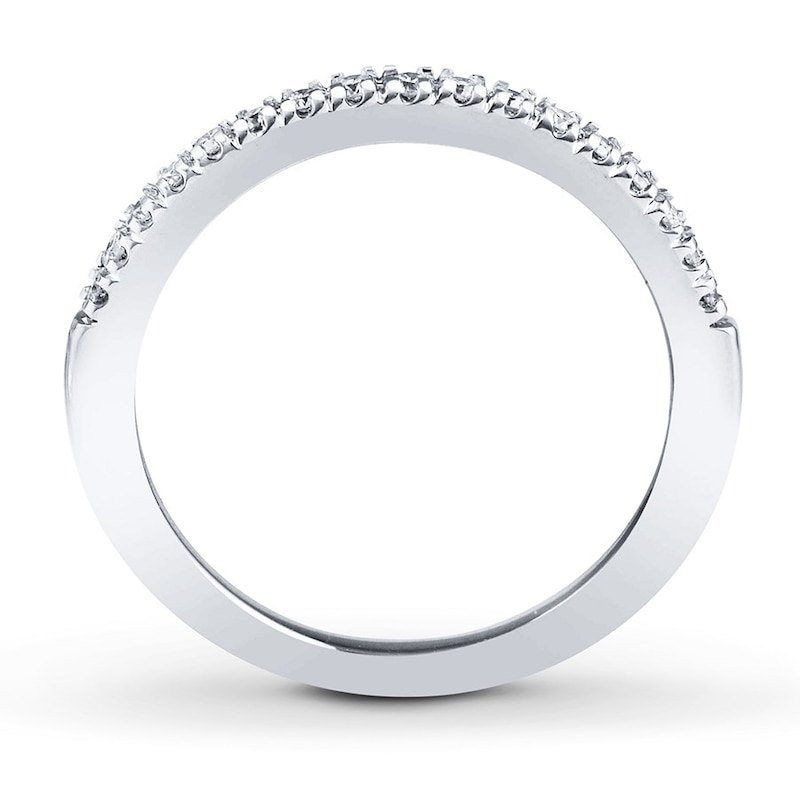 Main Image 2 of Previously Owned Ever Us Diamond Wedding Band 1/6 ct tw Round-cut 14K White Gold