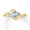 Thumbnail Image 1 of Previously Owned Diamond Promise Ring 1/4 ct tw Round 10K Yellow Gold