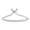Thumbnail Image 1 of Previously Owned Diamond Bolo Bracelet 1/3 ct tw Round-cut Sterling Silver 9.5&quot;