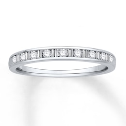 Previously Owned Diamond Anniversary Band 1/4 ct tw Round-cut 14K White Gold