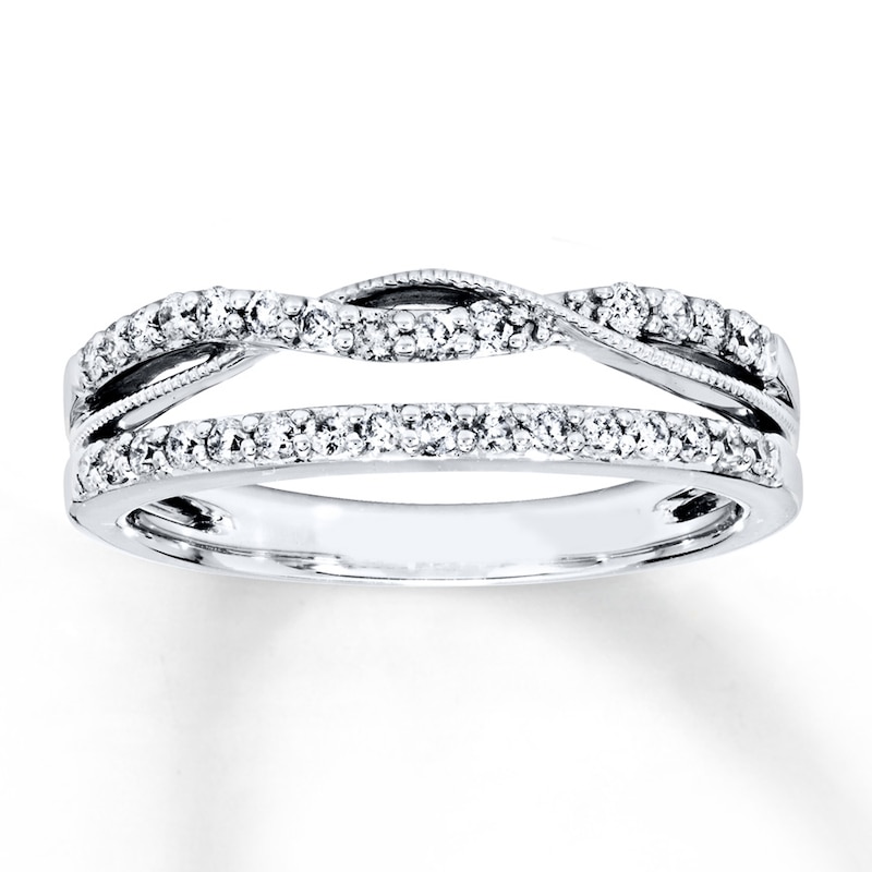 Main Image 1 of Previously Owned Diamond Wedding 1/3 ct tw Round-cut 10K White Gold