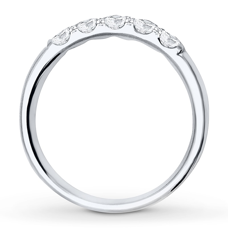 Previously Owned Diamond Anniversary Band 1/2 ct tw Round-cut 14K White Gold