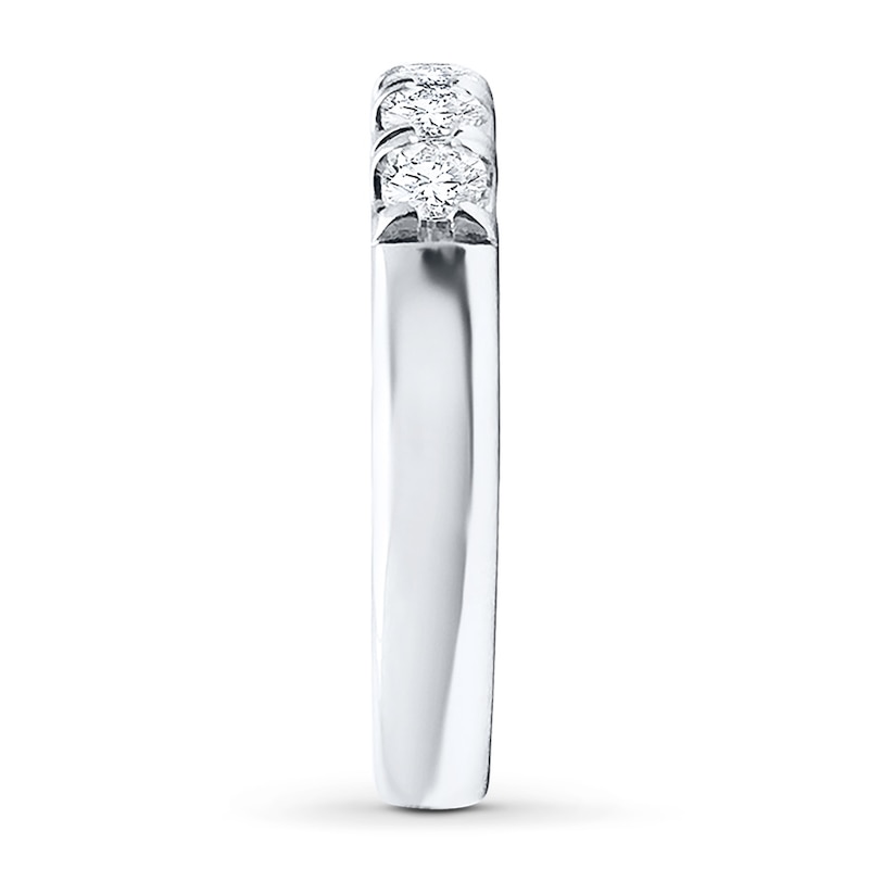 Previously Owned Diamond Anniversary Band 1/2 ct tw Round-cut 14K White Gold