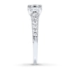 Thumbnail Image 3 of Previously Owned Diamond Engagement Ring 1 ct tw Princess-cut 14K White Gold