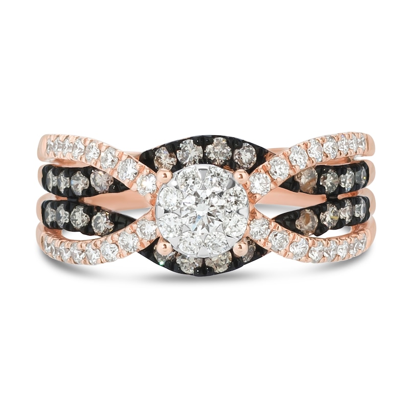 Main Image 4 of Previously Owned Le Vian Chocolate Diamond Ring 3/4 ct tw 14K Strawberry Gold