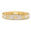 Thumbnail Image 1 of Previously Owned Men's Bracelet 3/4 ct tw Diamonds 10K Yellow Gold 8.25&quot;