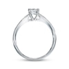 Previously Owned THE LEO Diamond Bridal Set 1-1/4 ct tw Princess & Round-Cut 14K White Gold/Platinum